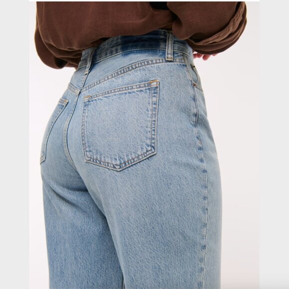 Abercrombie & Fitch Light Blue Flare Jeans - Picture 4 of 8